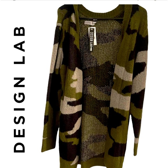 New  design lab camo cardigan - Picture 1 of 1
